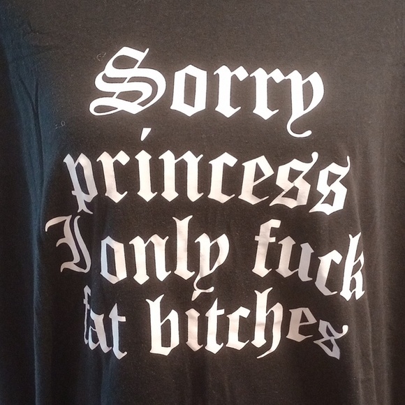 Edgy Black Graphic Tee - Picture 2 of 2